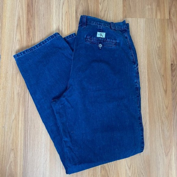 Vintage Calvin Klein High-Waisted Straight Leg Jeans - Picture 1 of 4